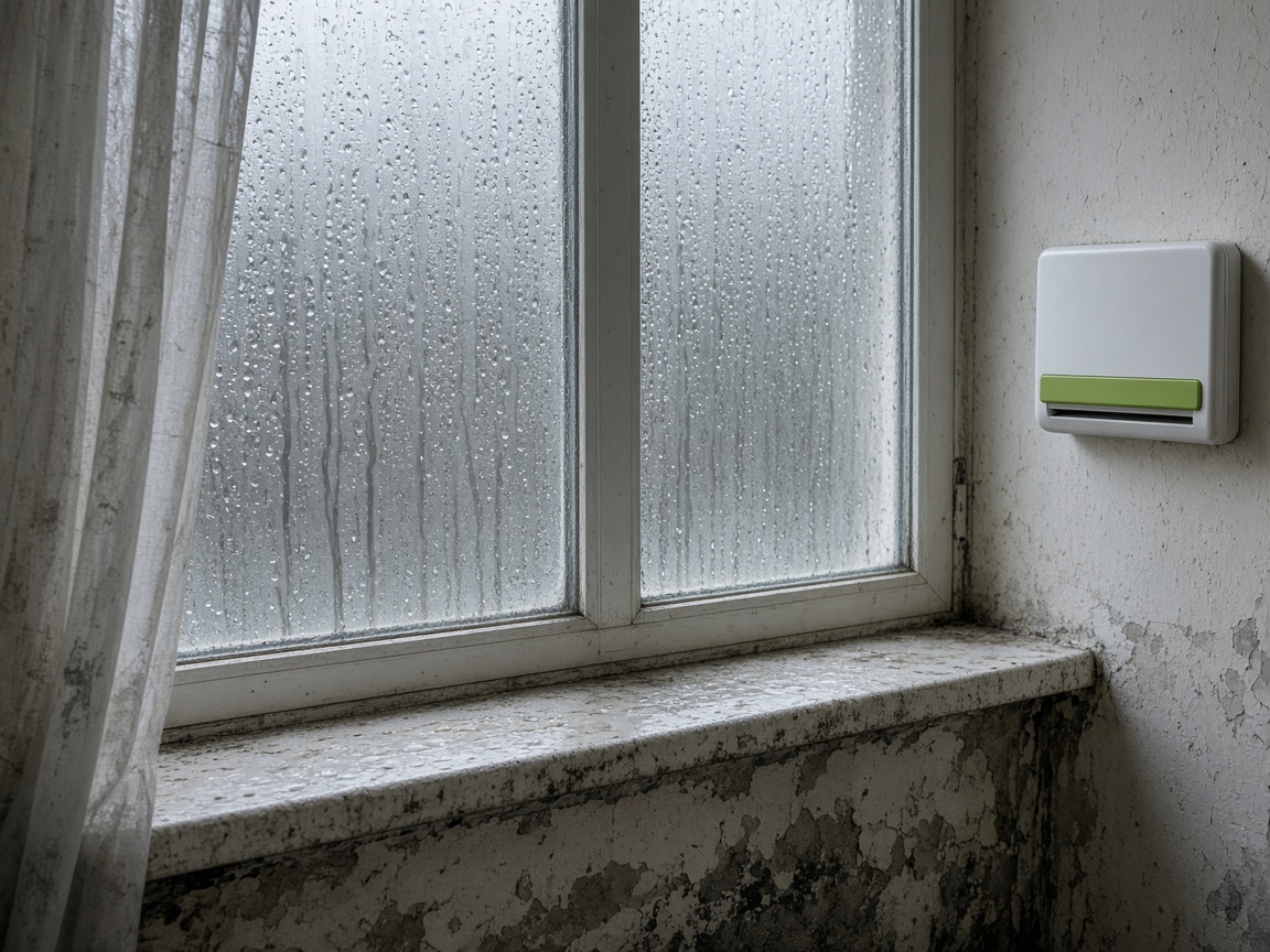 Window condensation and humidity with a ventilation unit